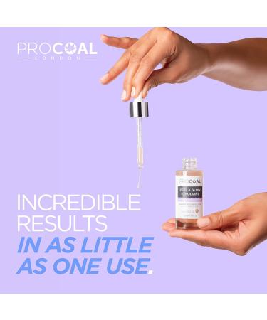 Procoal Peel & Glow Exfoliant 30ml - AHA BHA PHA Chemical Peel for Face, Vegan Formula - UK Made (Peeling Solution) - Buy Online on GoSupps.com