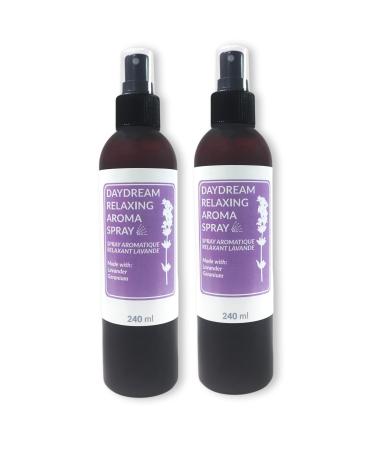 Lavender Daydream Aromatherapy Spray by Nascentials 2 PACK | 2 x 240ml of Relaxing Multi-Use Linen Spray Body Spray Room Spray | Made with Pure Lavender Essential Oil