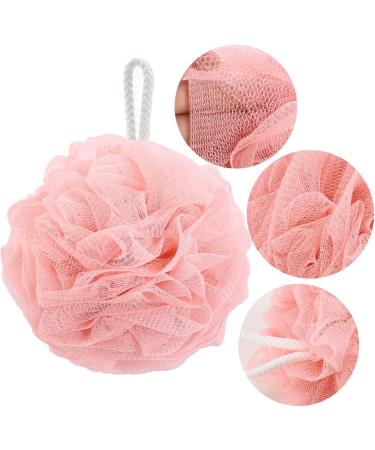 Exfoliating Loofah Shower Sponges for Men and Women - 4 Pieces Bath Puffs 60g/pcs - Beige - 4 Count Pack - Buy Online on GoSupps.com