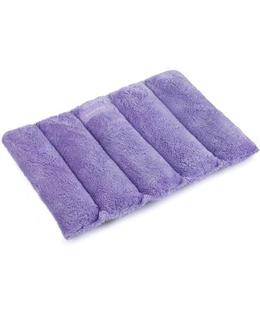 SuzziPad Microwavable Heating Pad 8 x 12 - Reusable Moist Heat Pack for Pain Relief in Cramps, Muscle Aches, Joints, Back, Neck, Shoulder - Purple - Buy Online on GoSupps.com