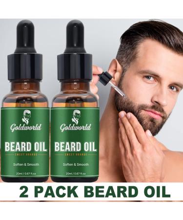 Beard Growth and Grooming Kit with Beard Oil and Balm - Christmas Gifts for Men - Orange Beard Kit with Wash, Comb, and Brush - Buy Online on GoSupps.com