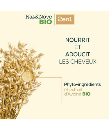 NAT&NOVE BIO certified organic 2in1 nourishing conditioner mask for dry hair - 200 ml - Buy Online on GoSupps.com
