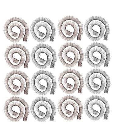 Artificial Eyelashes Doll Eyelashes Nylon 20 Pieces for Craft Dolls (Black + ) - Buy Online on GoSupps.com