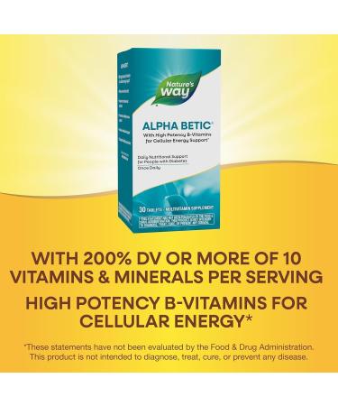 Alpha Betic Multi-Vitamin - 30 caps ( 4-Pack) - Buy Online on GoSupps.com