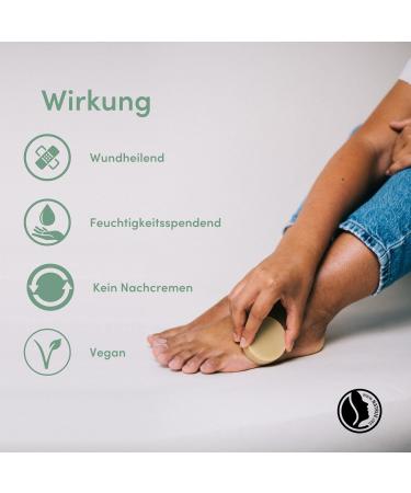  4 people who care 4peoplewhocare Firm Foot Cream - Eco-Friendly Natural Cosmetic Vegan Handkerchief with Shea Butter Fresh Fir Fragrance (30g - Refill) - Buy Online on GoSupps.com