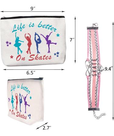 Ice Skating Accessories Gift Set for Girls | Ice Skates, Necklace, Earrings, Bracelet | Figure Skating Gifts for Women - Buy Online on GoSupps.com