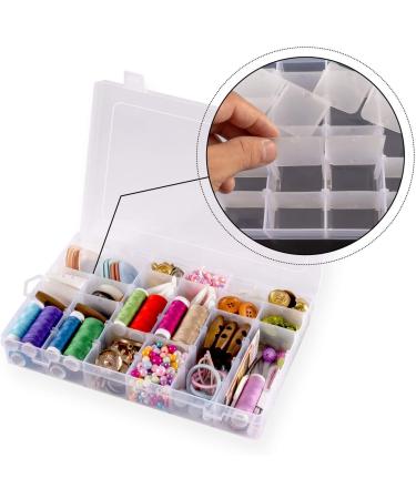 Adjustable 36 Compartment Jewelry Storage Box - Plastic Organizer Container (1 Pack) - Buy Online on GoSupps.com
