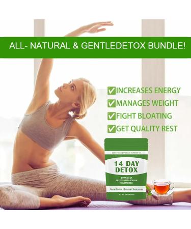 Tisane Minceur Base De Plantes (14 Jours) - D tox Ventre Raffermissement Naturel Du Ventre Et Soutien La Gestion Du Poids(2PC) - Buy Online on GoSupps.com