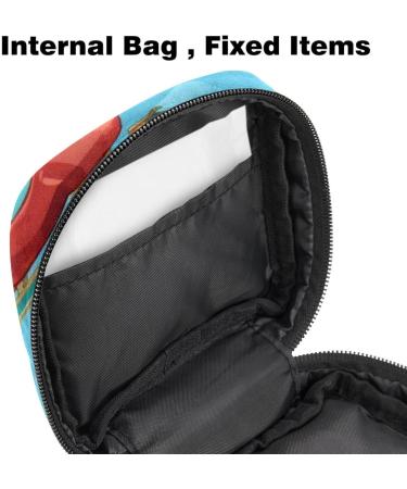 Shop Merry Christmas Women Bands Storage Bag - Travel Makeup Organizer for Menstrual Cups & Accessories | Big Capacity Color 3 | Pack of 1 - Buy Online on GoSupps.com