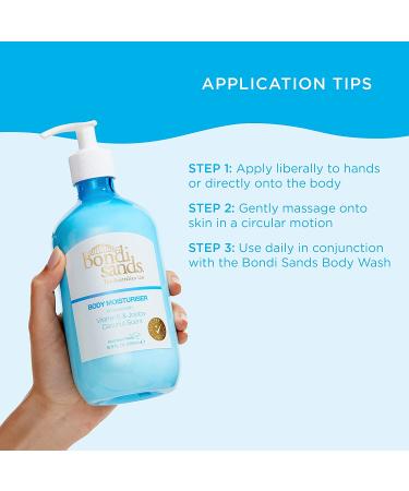 Bondi Sands Coconut Body Moisturizer | pH Balanced Formula for Tan Prolongation and Nourishment | Vitamin E + Jojoba for Hydration | 17 Oz/500 mL - Buy Online on GoSupps.com