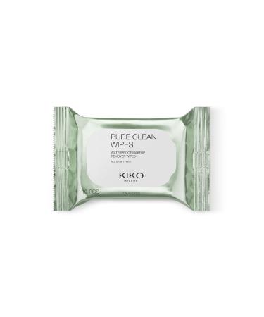 KIKO Milano Pure Clean Wipes Mini Mini Make-Up Remover Wipes For The Face Eyes And Lips