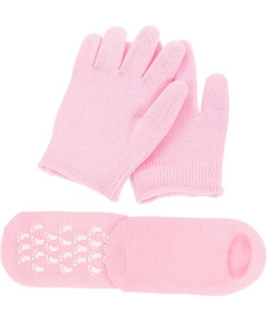 ULTECHNOVO 4 Sets Moisturizing Gloves & Socks Essential Oil Gel Socks Dry Hands Spa Gloves Dry Hands Gloves Moisturizing Socks Household Gel Socks at Night Foot Cream Polyester and Gel Man - Buy Online on GoSupps.com
