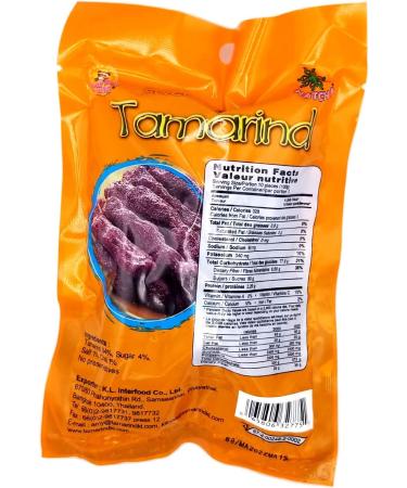 Teddy Bear Spicy Tamarind Candy 150g - Pack of 4 (600g) - 100% Real Chili Coated Tamarind Fruit Candy Snack - Sweet & Sour Natural Fruit Sticks - Buy Online on GoSupps.com