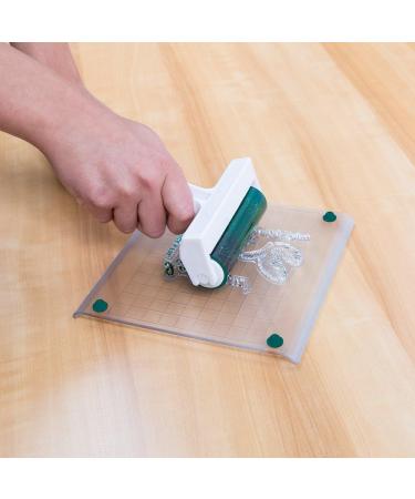 Fiskars Lia Griffith Stamp Brayer - Teal Green/White (106210-1002) - Buy Online on GoSupps.com