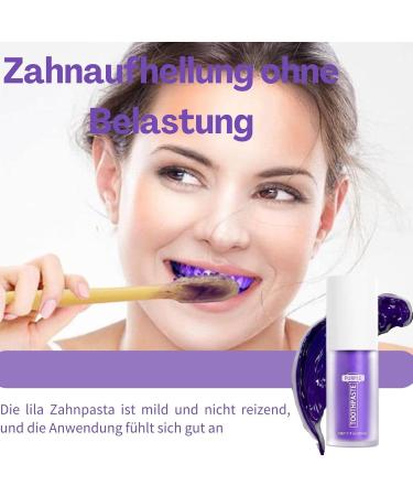 Stavdlnn Purple Toothpaste for Whitening - Brighten & Lighten Your Smile | Best Purple Toothpaste for White Teeth - Buy Online on GoSupps.com