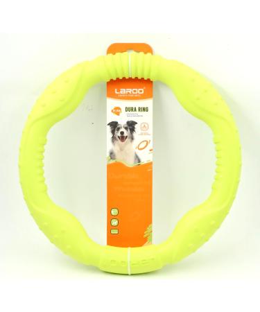 Laroo Dog Frisbee - Durable Water Toy for Medium & Large Dogs | Summer Pet Training Disc 30cm Green - Buy Online on GoSupps.com