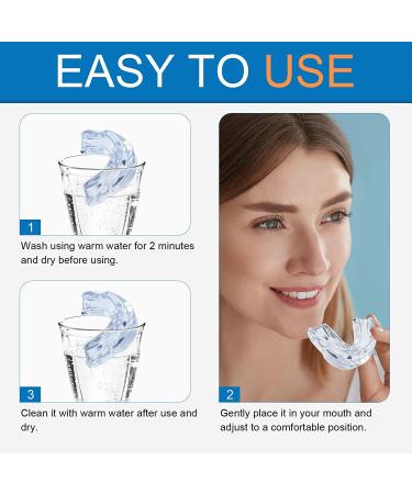 Comfortable & Adjustable Anti Snoring Mouthpiece - Reusable Solution for Men - Improve Sleep Quality - Single Device - Buy Online on GoSupps.com