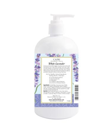 CAPRI ESSENTIALS Hand Soap Liquid Natural Household Cleaning Supplies Gentle Plant Based Aromatic Hand Wash Blend of Essential Oils Removes Dirt & Grime White Lavender Scent 16 FL Oz (3 Pack) 16 Fl Oz (Pack of 3) - Buy Online on GoSupps.com