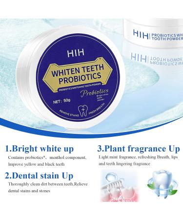 Tooth Powder 50g Whitening Powder Effectively Remove Coffee Stains and Stains Safe and Gentle Activated Charcoal Teeth for Enamel Improve Oral Health - Buy Online on GoSupps.com