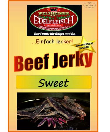 Edelfleisch 2 Kg Mega Biltong Beef Jerky Sample Pack 4 Varieties: Teriyaki Garlic Smoked & Sweet STIX - International Shipping Available - Buy Online on GoSupps.com