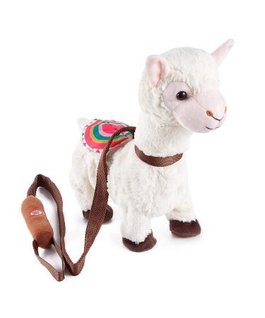 Think Gizmos Boppin Shakin Walking Plush Llama Toy. Musical Dancing Walk Along Soft Toy Animal for Boys & Girls