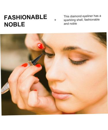 Balacoo Self Adhesive Mascara Makeup Eyeliner Beauty Tools Black Makeup Supplies Cosmetics No Smudge 1 count (Pack of 1) Golden - Buy Online on GoSupps.com