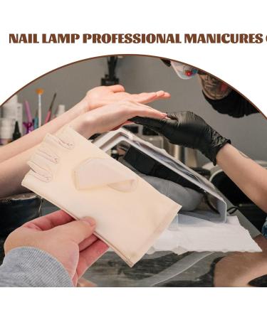 LALAFINA 1 Pair UV Glove Gel Manicures Glove Fingerless UV Protective Gloves Anti UV Gloves for Gel Manicures Protect Your Skin 17x8.5cm 1.0 - Buy Online on GoSupps.com