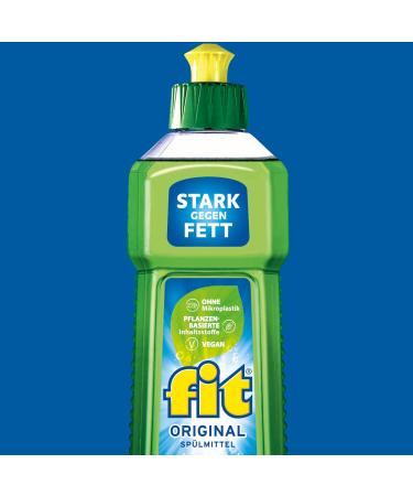 Buy Fit Original Dishwashing Detergent Liquid 500ml - Biodegradable Vegan Eco-Friendly with High Rinsing Power - Buy Online on GoSupps.com
