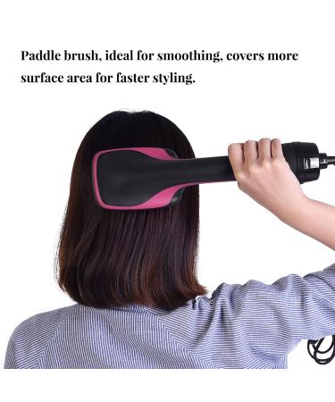 Sonew 2 in 1 Hair Dryer Brush & Straightener - Negative Ion Blow Dryer & Hot Air Brush for Smooth Frizz-Free Hair - International Shipping - Buy Online on GoSupps.com