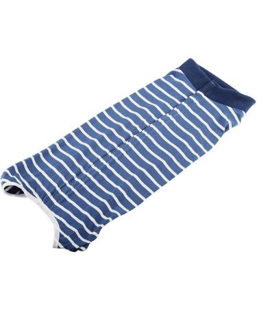 Tineer Dog Recovery Suit XXXL Blue Stripe | Abdominal Wound Protector for Pets | Post-Surgery Wear for Cats & Dogs - Buy Online on GoSupps.com