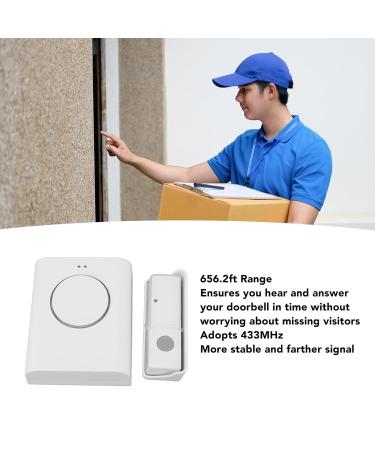 Wireless Waterproof Doorbell with Pager & Baby Monitor | Multiple Ringtones & Long Range | International Shipping - Buy Online on GoSupps.com