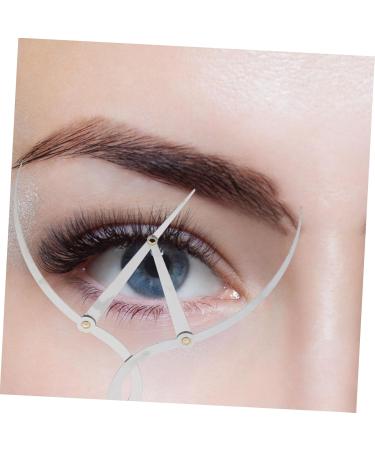 FOMIYES Eyebrow Shaper Ruler Measure Ruler Eyebrow Drawing Tool Template Positioning Ruler Stainless Steel - Buy Online on GoSupps.com