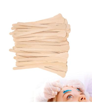 50PC Wooden Wax Applicator Sticks for Eyebrows & Face Hair Removal | Professional Quality Wax Spatulas - Buy Online on GoSupps.com