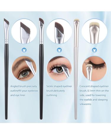 7Pcs Fan-Shaped Eyelash Brush Set | Eyebrow Comb & Mascara Applicator | Double-Head Brow Brushes for Flawless Eye Makeup - Buy Online on GoSupps.com