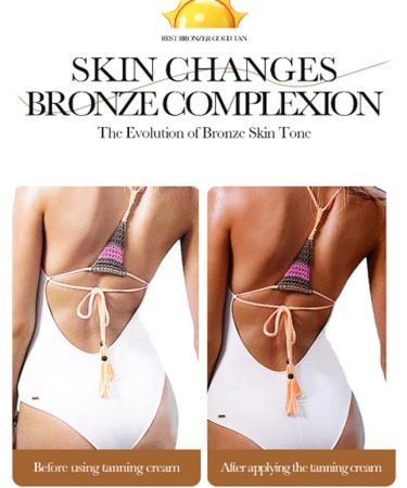 Self Tanning Lotion Black Body Bronzer & Sunless Moisturizer Natural Tanning Accelerator Lotion Ultra Dark & Medium Skin Tone To Tan Best Gradual Tanning Lotion - Buy Online on GoSupps.com