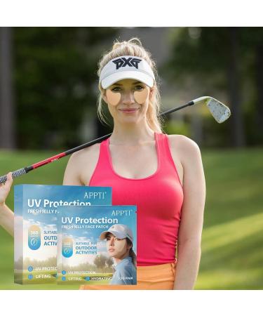 Golf Eye Mask Patch - UV Protection for Outdoor Sports Hydrogel Under-Eye Patches for Sun Protection Skiing & Fishing - 1 & 2 Pack - Buy Online on GoSupps.com