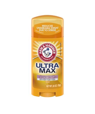 ARM & HAMMER ULTRAMAX Anti-Perspirant Deodorant Solid Powder Fresh 2.60 oz (Pack of 7)