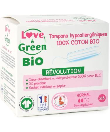 Buy Love & Green Bio Antiallergic Digital Stamps - Normal 16 Pieces | Eco-Friendly & Hypoallergenic Shipping Worldwide - Buy Online on GoSupps.com