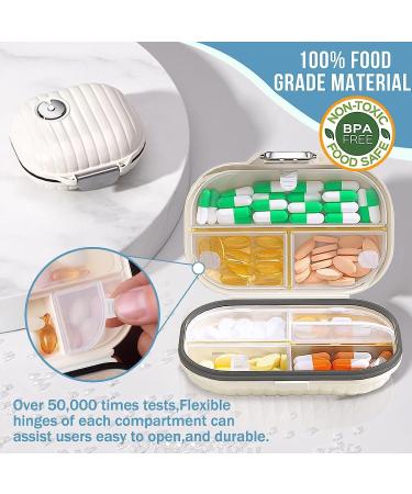 Ptyism Pill Organizer Box Set - 2 Pieces (Large & Small) | Travel & Daily Use Tablet Storage | Perfect for Vitamins & Medications - Buy Online on GoSupps.com