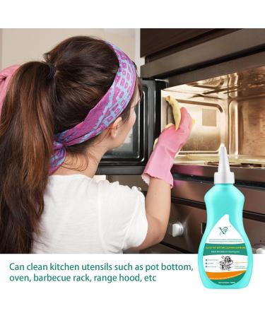 Multifunctional Cleaner | 150ml Kitchen Cleaning Agent Pan Bottom Gel Cleaner - Stainless Steel Cleaning Paste Strong Stubborn Grease & Grime Remover for Removing Dirt Oil Stains Kumprohu - Buy Online on GoSupps.com