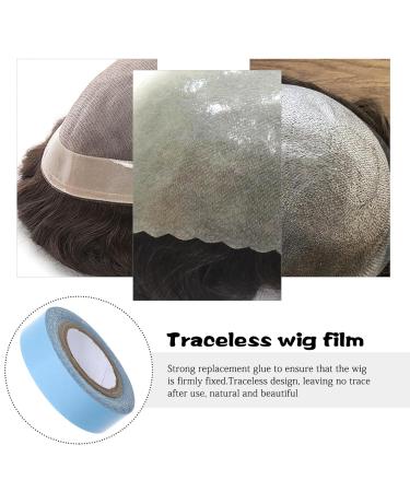 Healeved 1 Roll Wig Tape Strips Adhesive Toupee Tape Double Sided Mens Hairpiece Tape for Men Lace Front Tape for Wigs Bold Hold Lace Tape Hair Extension Supplies Blue - Buy Online on GoSupps.com