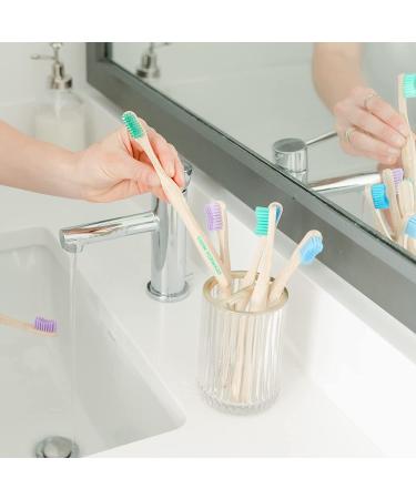 Grow Forward Premium Bamboo Toothbrushes - Pack of 8 - Medium Bristles - Eco-Friendly & Biodegradable - Buy Online on GoSupps.com