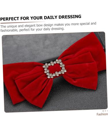 Abaodam Hair Accessories Bowknot Barrettes Bowknot Hair Clip Alligator Clip Bows Hair Bows Barrettes Floral Bow Hairpin French Hair Bows Ribbon Hair Clip Wedding Flowers Flannel Miss - Buy Online on GoSupps.com