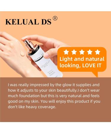 KELUAL DS Anti-Aging Tinted Face Moisturizer & Sheer Face Sunscreen SPF 46 Hydrating Skin Care & Sunscreen Moisturizer 1.7OZ/50ML - Buy Online on GoSupps.com