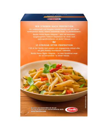 Buy Barilla Integral Penne Rigate - Whole Grain Hard Wheat Pasta with Natural Fiber 500g | International Shipping Available - Buy Online on GoSupps.com