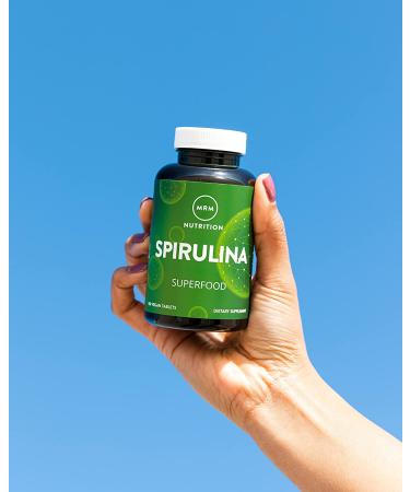 MRM Spirulina 180 Vegan Tablets - Nutrient-Rich Superfood for Energy & Wellness - Buy Online on GoSupps.com