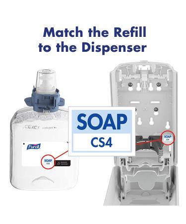PURELL Healthy Soap Mild Foam Refill 1250mL for CS4 Dispenser, Pack of 4 - 5174-04 by GOJO Inc - Buy Online on GoSupps.com