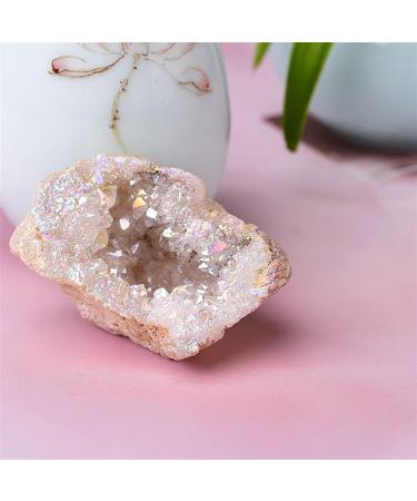 Natural Crystal Electroplate Agate Geode Irregular Cluster Stone Raw Crystals Rock Specimen Home Decor Gifts for (Color : Colorful Size : 50 80g) 50 80g Colorful - Buy Online on GoSupps.com