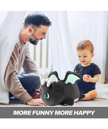 LAIBUY Cat Plush Pillow - Soft Kawaii Anime Kitten Hugging Toy for Kids - Black - Buy Online on GoSupps.com