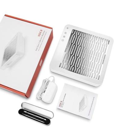 AONOLOVO Nail Dust Collector | Adjustable Suction | Upgraded Powerful Nail Vacuum Dust Extractor for Acrylic, Gel, Dip Nails | Includes Cuticle Nail Pusher - Buy Online on GoSupps.com